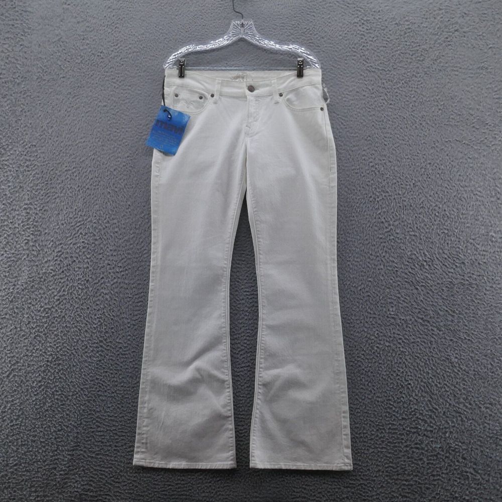 Mavi Womens Zoe Flare Leg Jeans 30x32* White Medium Rise Stretch Denim NEW